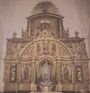 Retablo de Nuestra Señora de la Victoria , en la iglesia parroquial Vera