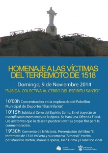 homenaje víctimas terremoto 1518