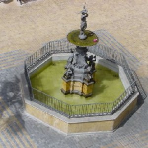 Fuente monumental de la Plaza mayor de Vera