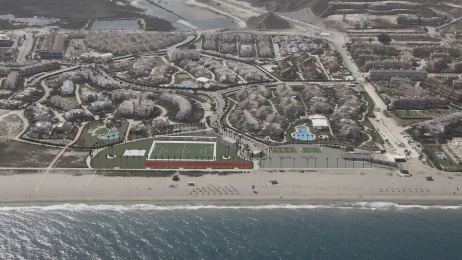 Zona deportiva en Vera Playa